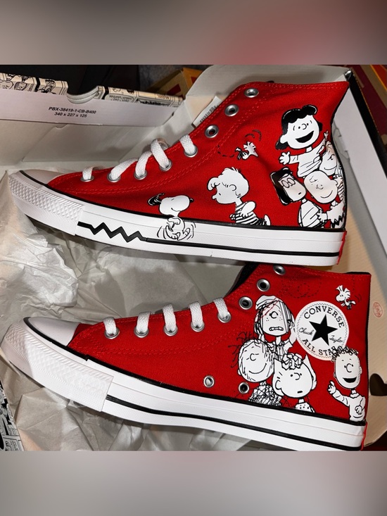 Converse Other - Converse x Peanuts Limited Edition Chuck Taylor High Top Sneakers